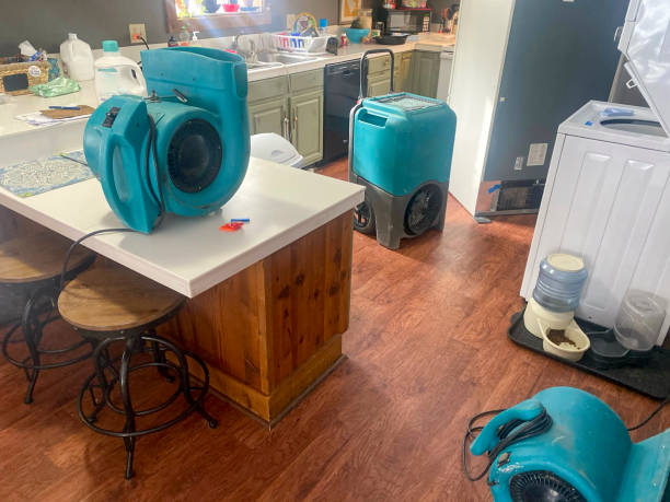 Water damage restoration process in Northwoods, MO